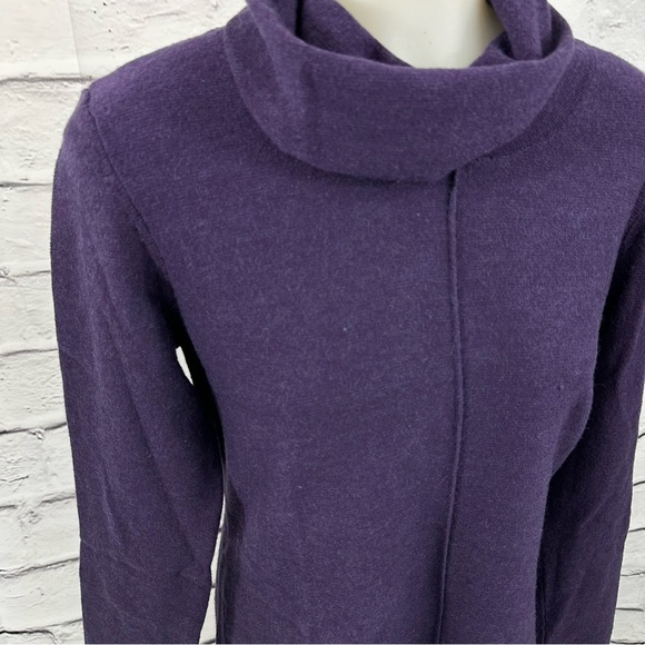 CALVIN KLEIN JEANS Sweater Purple Turtle Neck Long Sleeve Pullover Size … - Picture 3 of 10